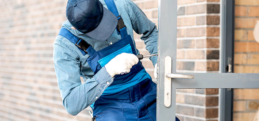 Pivot Storefront Door Locks Installation in Hanford, California